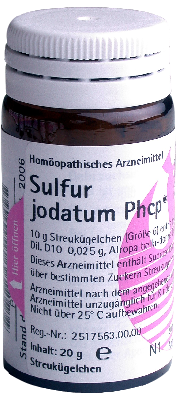 SULFUR JODATUM PHCP Globuli