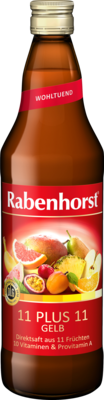 RABENHORST 11 Plus 11 Multivitaminmehrfr.Saft gelb