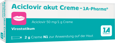 ACICLOVIR akut Creme-1A Pharma