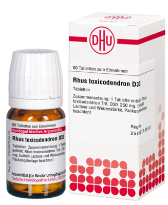 RHUS TOXICODENDRON D 30 Tabletten