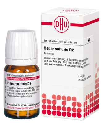 HEPAR SULFURIS D 2 Tabletten