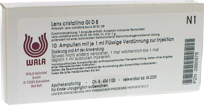 LENS CRISTALLINA GL D 8 Ampullen