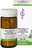 BIOCHEMIE 18 Calcium sulfuratum D 12 Tabletten