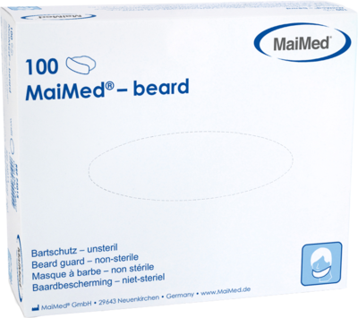 MAIMED Beard Bartschutz weiß aus Vlies