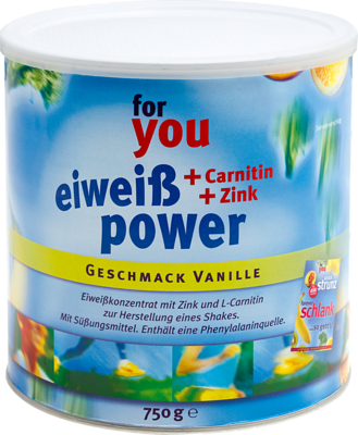 FOR YOU eiweiß power Vanille Pulver