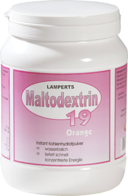 MALTODEXTRIN 19 Orange Lamperts Pulver