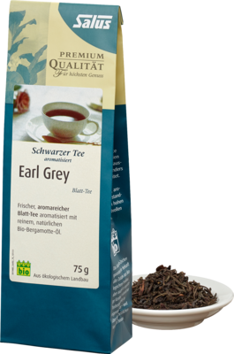 EARL Grey schwarzer Tee Blatt-Tee Bio Salus