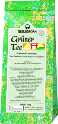 GESUNDFORM grüner Tee