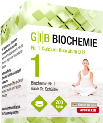 GIB Biochemie Nr.1 Calcium fluoratum D 12 Tabl.