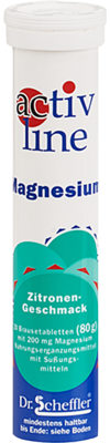 ACTIVLINE Magnesium Zitrone Brausetabletten
