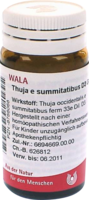 THUJA E SUMMITATIBUS D 3 Globuli