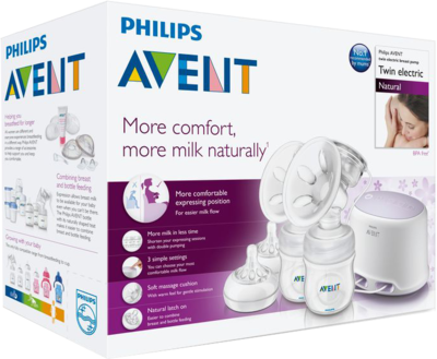 AVENT Elektrische Doppelmilchpumpe Komfort