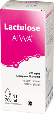 LACTULOSE AIWA 670 mg/ml Lösung zum Einnehmen