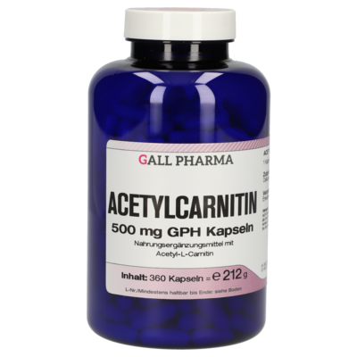 ACETYLCARNITIN 500 mg GPH Kapseln