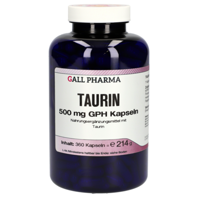 TAURIN 500 mg GPH Kapseln