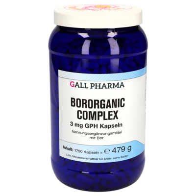 BORORGANIC complex 3 mg GPH Kapseln