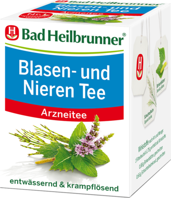 BAD HEILBRUNNER Blasen- und Nieren Tee Filterbeut.