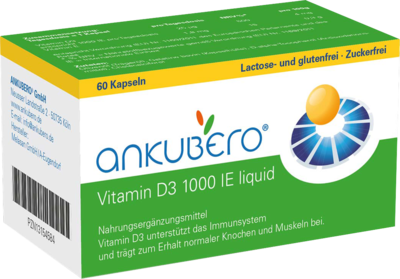 ANKUBERO Vitamin D3 1000 I.E. Liquidkapseln
