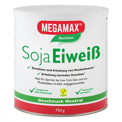 MEGAMAX Soja Eiweiß neutral Pulver