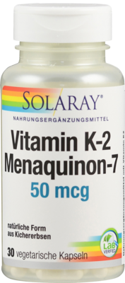VITAMIN K2 MENAQUINON-7 50 µg Solaray Kapseln