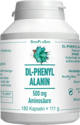 DL-PHENYLALANIN 500 mg Aminosäure rein Kapseln