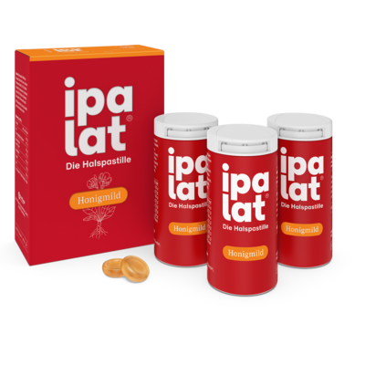 IPALAT Halspastillen honigmild o.Menthol zuckerfr.