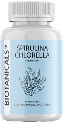 BIOTANICALS Spirulina Chlorella Kapseln