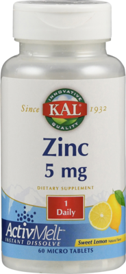 ZINK 5 mg ActivMelt KAL Sublingualtabletten