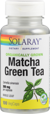 MATCHA GREEN Tea 300 mg Solaray Kapseln