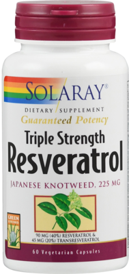 RESVERATROL TRIPLE Strength Solaray Kapseln