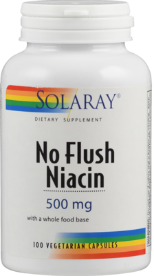 VITAMIN B3 500 mg No Flush Solaray Kapseln