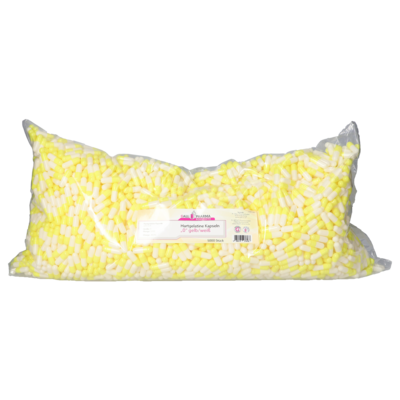 HARTGELATINEKAPSELN Gr.0 gelb/weiß