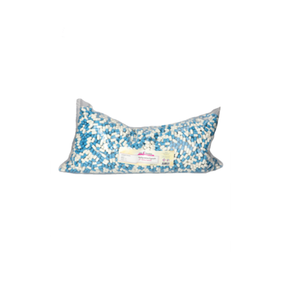 HARTGELATINEKAPSELN Gr.0 blau/weiß