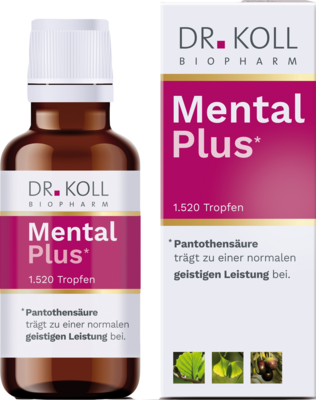 MENTAL Plus Dr.Koll Gemmo Kompl.Pantothensäure Tr