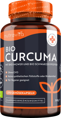 BIO CURCUMA m.Bio Ingwer+Bio schw.Pfeffer veg Kps.