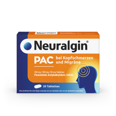 NEURALGIN PAC bei Kopfschmerzen und Migräne Tabl.