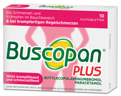 BUSCOPAN plus 10 mg/500 mg Filmtabletten