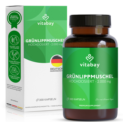 GRÜNLIPPMUSCHEL 2000 mg hochdosiert Kapseln