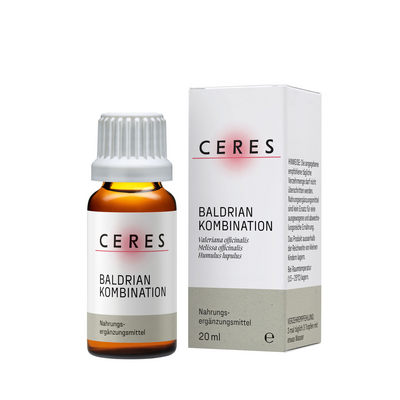 CERES Baldrian Valeriana Kombination Tropfen