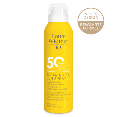 WIDMER Sun Clear & Dry Sun Spray UV 50 o.P.