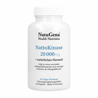 NATTOKINASE 20.000+Vitamin C vegan Kapseln