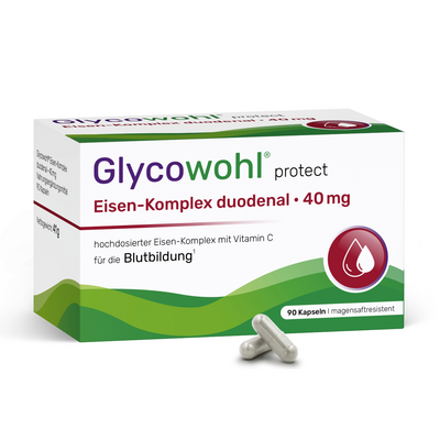 GLYCOWOHL Eisen-Komplex duodenal 40 mg+Vit.C Kaps.