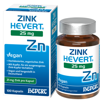 ZINK HEVERT 25 mg Kapseln