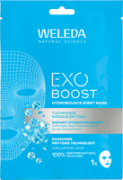 WELEDA Exo Boost Hydrobounce Tuchmaske Feuchtigk.