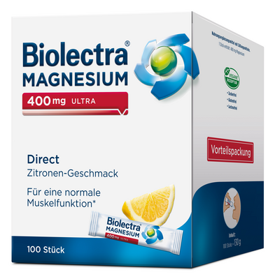 BIOLECTRA Magnesium 400 mg ultra Direct Zitrone