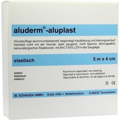 ALUDERM aluplast Wundverb.Pfl.4 cmx5 m elast.