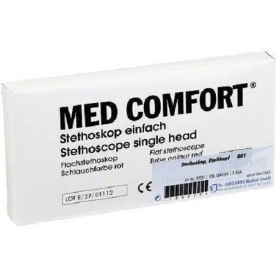 STETHOSKOP Flachkopf rot