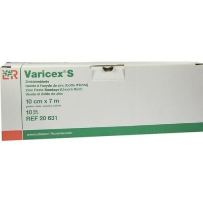 VARICEX S Zinkleimbinde 10 cmx7 m einz.verp.