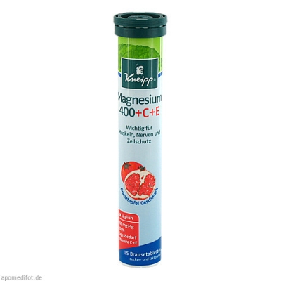 KNEIPP Magnesium 400+C+E Brausetabletten