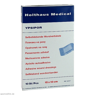 WUNDVERBAND steril YPSIPOR 10x15 cm